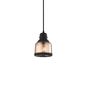 Lámpara de techo MD6214-BK Ambar, Negro 145.0x190x1500 mm