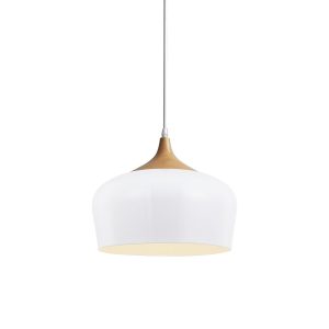 Lámpara de techo de aluminio MD8035M-WH Blanco, Pintura Imitación Madera 310.0x300x1500 mm