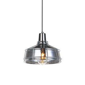 Lámpara de techo MD9108-SKCH Cromo Brillo, Fumé 260.0x220x1500 mm