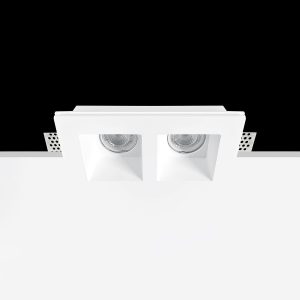 Empotrable Invisible de escayola MIAMI Blanco 215.0x120x55 mm