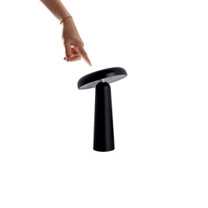 Sobremesa de aluminio MT7016-BK Negro 140.0x140x218 mm