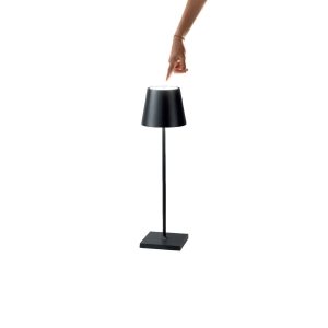Sobremesa de aluminio MT7020-BK Negro 106.0x106x365 mm