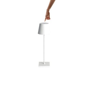 Sobremesa de aluminio MT7020-WH Blanco 106.0x106x365 mm