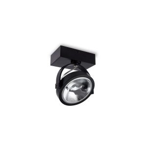 Aplique de Techo de aluminio MX1130-BK Negro 130.0x80x190 mm
