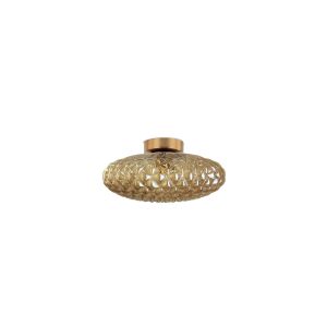 Plafón Techo MX3232-AM Latón Antiguo 300.0x300x175 mm
