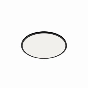 Plafón Techo MX9250-400BK ULTRASLIM Negro 400.0x400x21 mm