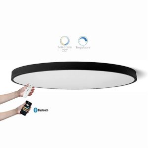 Plafón Techo MX9270-1000BK Negro 1000.0x1000x50 mm