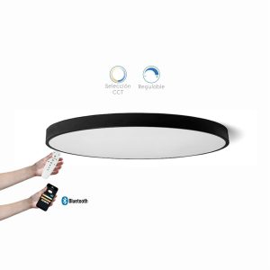 Plafón Techo MX9270-800BK Negro 800.0x800x50 mm