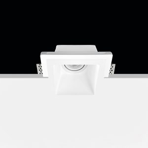 Empotrable Invisible de escayola NEMO Blanco 150.0x150x76 mm