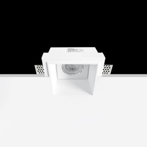 Empotrable Invisible de escayola NUR Blanco 127.0x127x65 mm