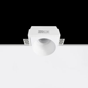 Empotrable Invisible de escayola PETRA Blanco 110.0x110x85 mm