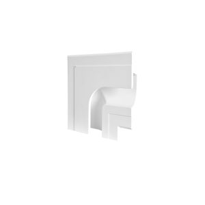 Empotrable Invisible de escayola RAMBLA CORNER DERECHO Blanco 200.0x200x50 mm