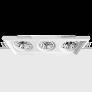 Empotrable Invisible de escayola RIMA 3 Blanco 590.0x220x50 mm