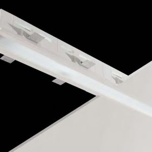 Empotrable Invisible de escayola Rumba 7002 M Blanco 500.0x125x96 mm