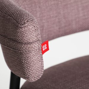 Taburete Merano Morado Poliéster 55x55x99cm