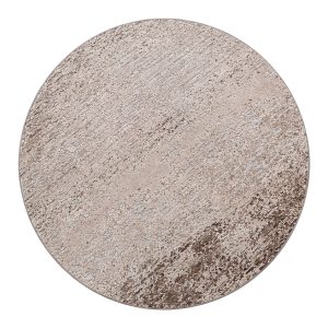 Alfombra Karen de estilo contemporáneo, fabricado en viscosa en color tonos en marrón, combinado con poliéster.