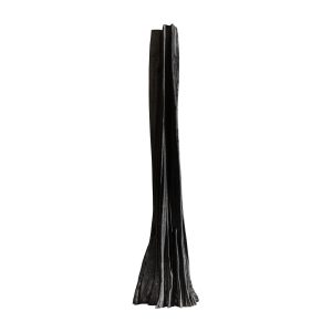 Escultura pie Kaine de estilo étnico, fabricado en madera suar en color negro.