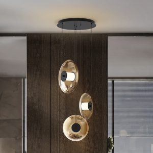 DIABOLO- LAMPARA 3L - NEGRO-AMBAR