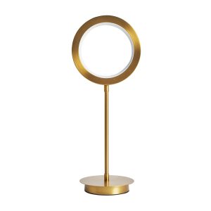 Lámpara de sobremesa Breith de estilo art deco, fabricado en latón en color oro.