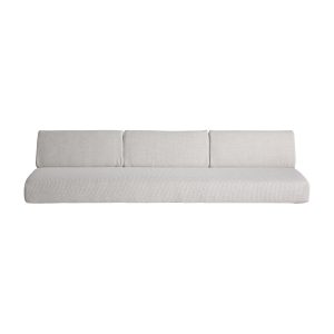 Tapiceria sofá Pure blanco, fabricado en polipropileno reciclado en color blanco, combinado con espuma.