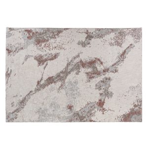 Alfombra Akira de estilo clásico, fabricado en viscosa en color tonos en marrón, combinado con poliéster.