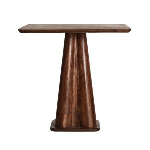 Mesa bar Cieux de estilo colonial, fabricado en madera de mango en color marrón.
