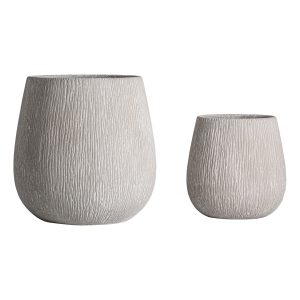 Tinaja j 2 Carlux de estilo contemporáneo, fabricado en fibrocemento en color beige.