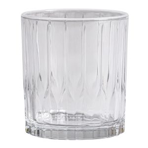 Vaso j 6 Birf de estilo contemporáneo, fabricado en vidrio en color transparente.