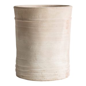 Tinaja j 2 Klam de estilo clásico, fabricado en arcilla en color beige.