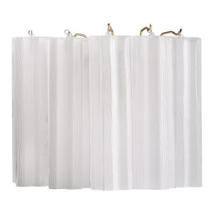 Aplique Klajdoe de estilo contemporáneo, fabricado en vidrio en color transparente, combinado con acero en color bronce. Producto desmontable.